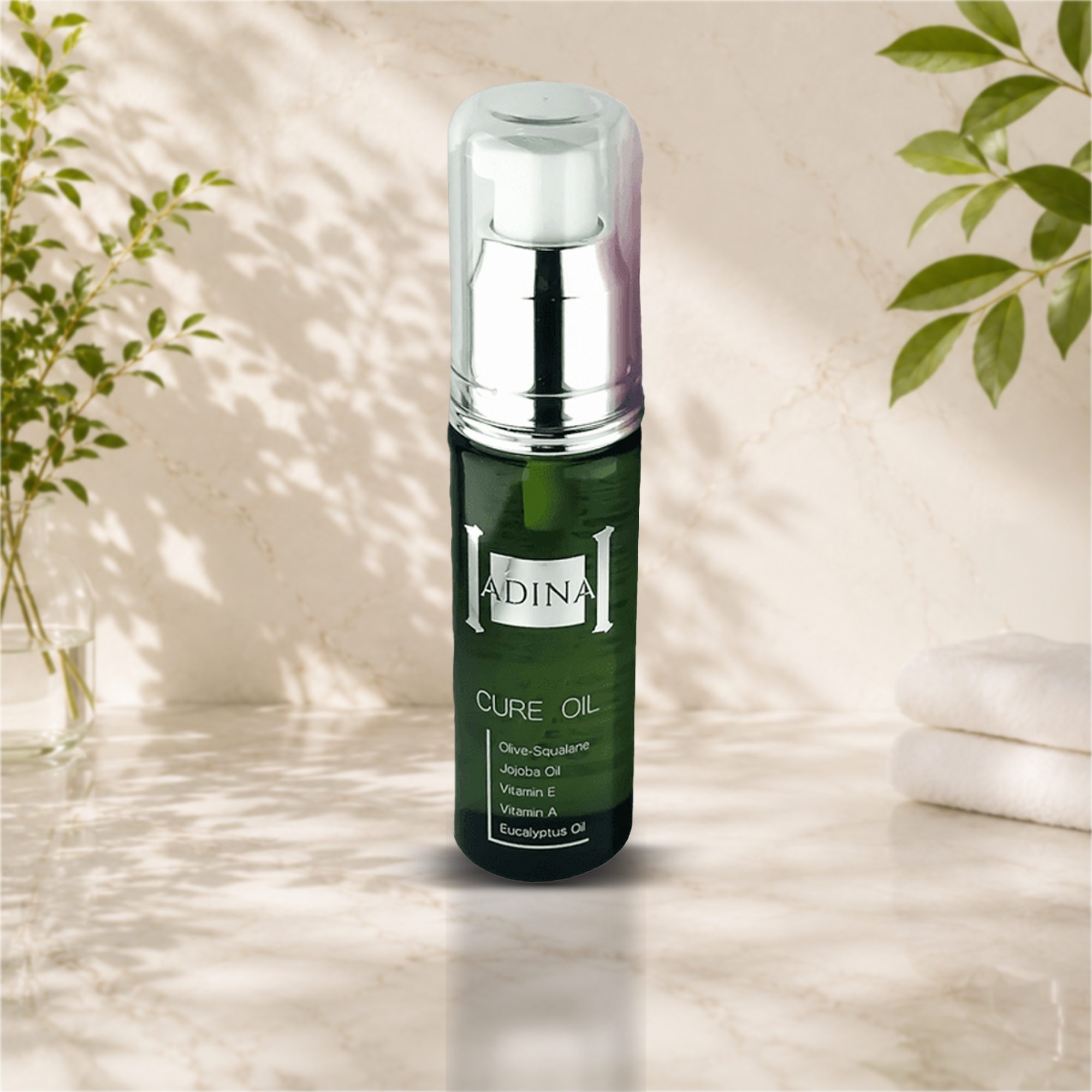 アディナ キュア オイル 30mL（植物性オリーブスクワランの美容オイル