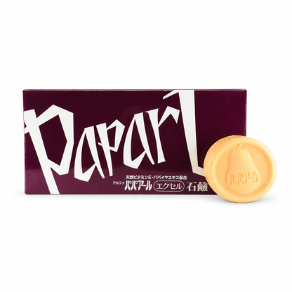ALPHA Paparl Excel Soap 85g x 3pcs (Soap containing vitamin E and papaya enzyme)