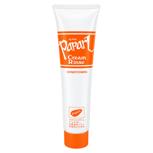 ALPHA Paparl Cream Rinse 180g (Cream rinse containing papaya enzyme)
