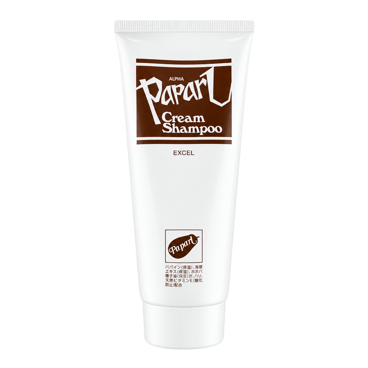 ALPHA Paparl Cream Shampoo 180g (Cream shampoo containing papaya enzyme)