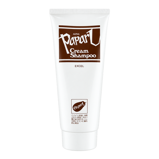 ALPHA Paparl Cream Shampoo 180g (Cream shampoo containing papaya enzyme)